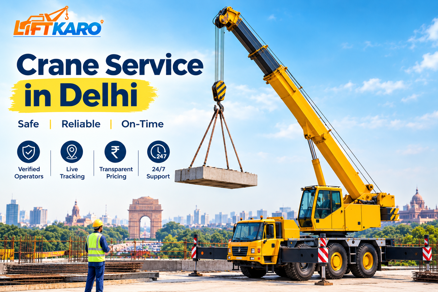 Crane service in Delhi